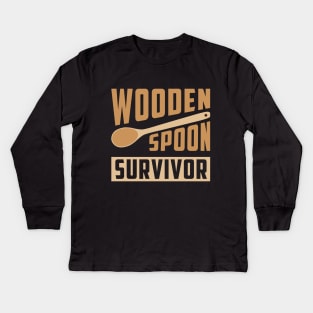 Wooden Spoon Survivor Kids Long Sleeve T-Shirt